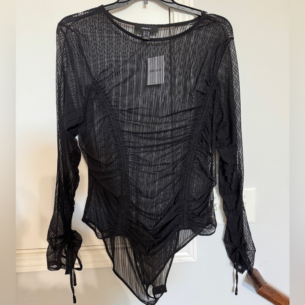 Forever 21+ Black Bodysuit